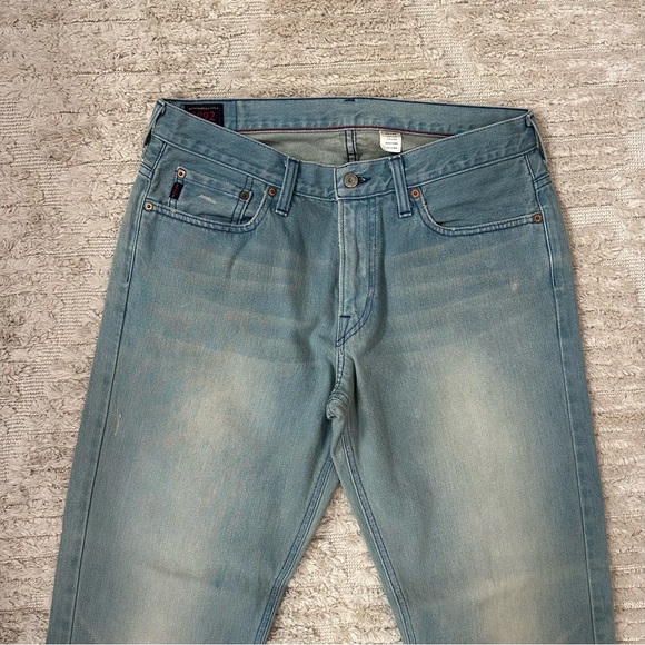 Vintage Y2K Abercrombie & Fitch Light Blue Bootcut Jeans 32 x 32 - Picture 3 of 9